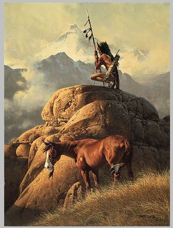 Frank McCarthy - Lone Sentinel - Limited Edition Canvas Giclee