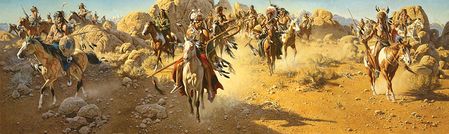 Frank McCarthy - On the Old North Trail - Canvas Giclee