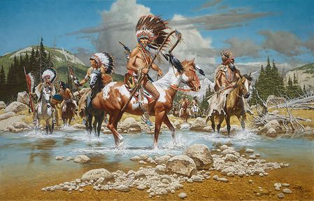 Frank McCarthy - The Chiefs - NEW! - Native American Giclee