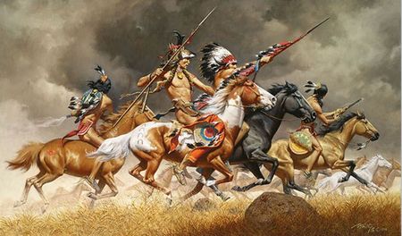Frank McCarthy - Thunder Across the Plains - Canvas Giclee