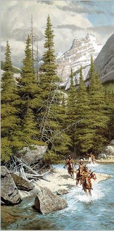 Frank McCarthy - Warriors of the Northern Mountains - Canvas