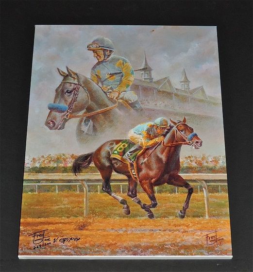 Fred Stone - American Pharoah - Signed & Numbered Canvas Print