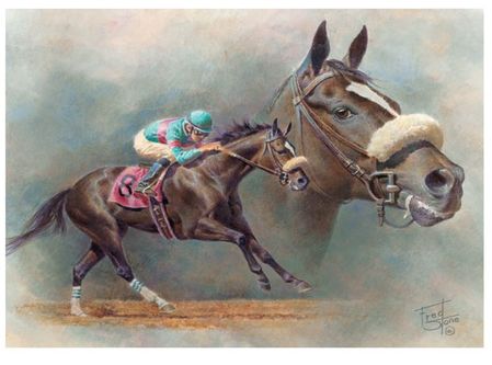 Fred Stone - Zenyatta - Signed Print UNAVAILABLE