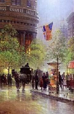 G. Harvey - A Breakfast Out - Limited Edition San Francisco Print