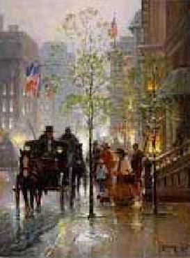 G. Harvey - Along Park Avenue - Limited Edition