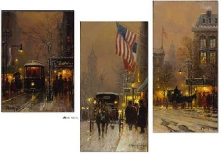 G. Harvey - Avenues of Light - Limited Edition - Suite of 3
