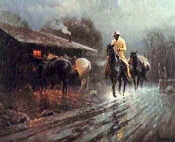 G. Harvey - Drifting Cowhand - Limited Edition Print