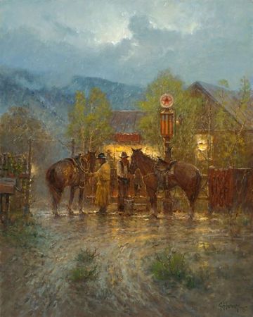 G. Harvey - High Mountain Mercantile - Canvas Giclee