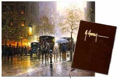 G. Harvey - Rainy Day on Central Park South - Book Included UNAVAILABLE