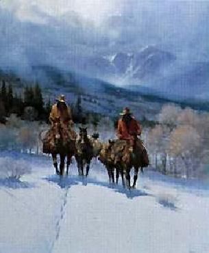 G. Harvey - Line Camp Buddies - Limited Edition Print