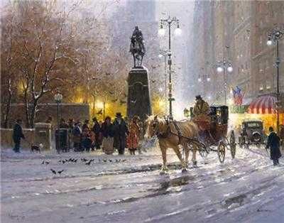 G. Harvey - Pigeons Corner - New York City - Limited Edition
