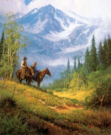 G. Harvey - Reflecting His Majesty – 1995 Focus on the Family Print