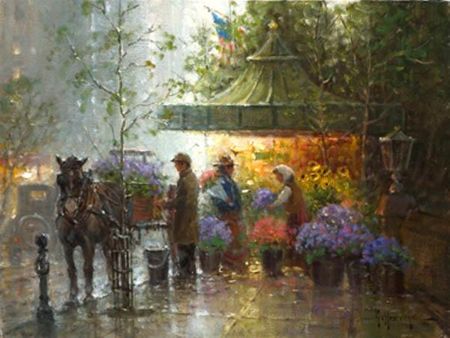 G. Harvey - Springtime in Central Park - Canvas Giclee