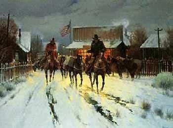 G. Harvey - Trading at the General Store - Limited Edition Print