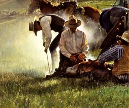 Gordon Snidow - The Branding Crew - Limited Edition Giclee