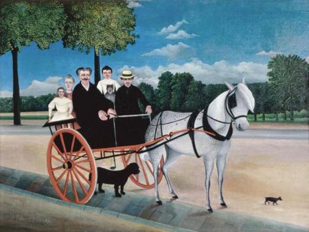 Henri Rousseau - Uncle Junior's Dog Cart UNAVAILABLE