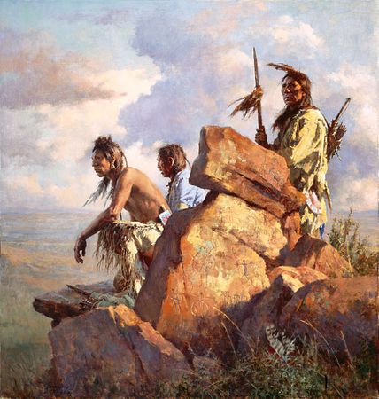 Howard Terpning - Among the Spirits of the Long Ago People UNAVAILABLE