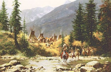 Howard Terpning - Crow Country UNAVAILABLE