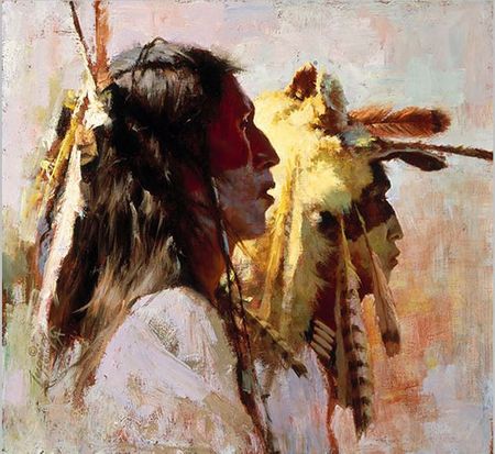 Howard Terpning - Proud Men - Limited Edition Canvas Giclee