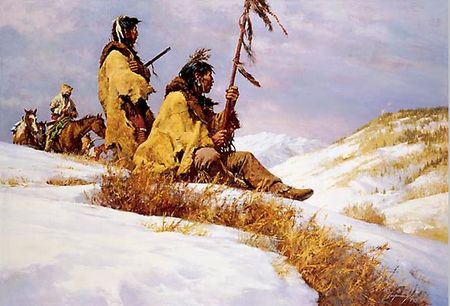 Howard Terpning - Signals in the Wind - Signed and Numbered UNAVAILABLE