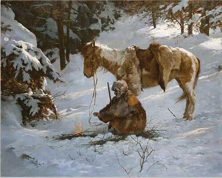Howard Terpning - Small Comfort - Limited Edition Print