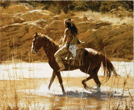 Howard Terpning - The Captain's Horse - Signed and Numbered Giclee