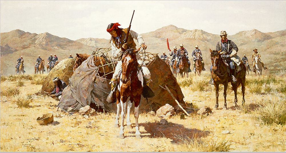 Howard Terpning The Second Geronimo Campaign Canvas Giclee UNAVAILABLE