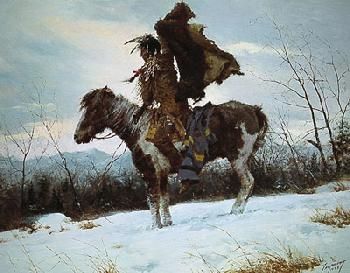 Howard Terpning - The Signal - Limited Edition Print