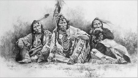 Howard Terpning - The Spectators - Limited Edition Print