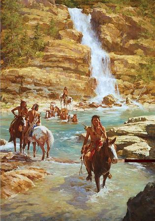 Howard Terpning - Vanishing Pony Tracks - Artist Proof