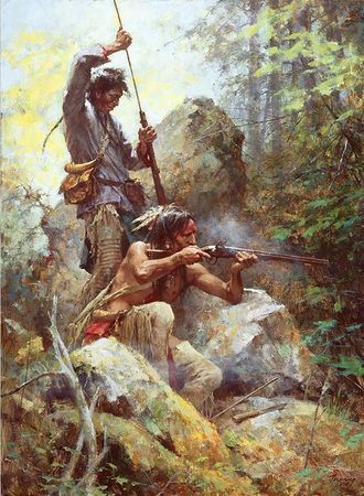 Howard Terpning - White Man Fire Sticks - Limited Edition Options