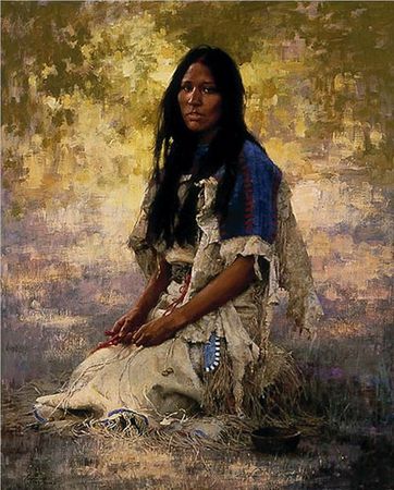 Howard Terpning - Woman of the Sioux - Signed and Numbered Print