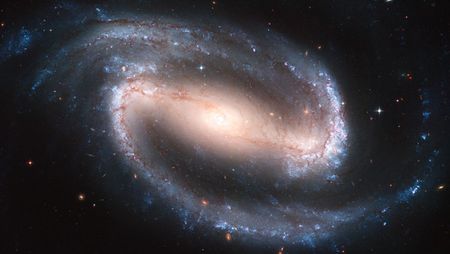 Hubble Telescope Art Print - Barred Spiral Galaxy