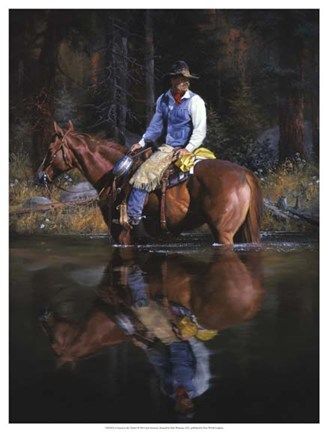 Jack Sorenson - A Sound of the Timber - Western Art Print