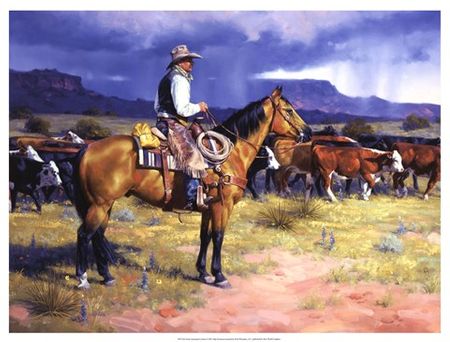 Jack Sorenson - Great American Cowboy - Western Art Print