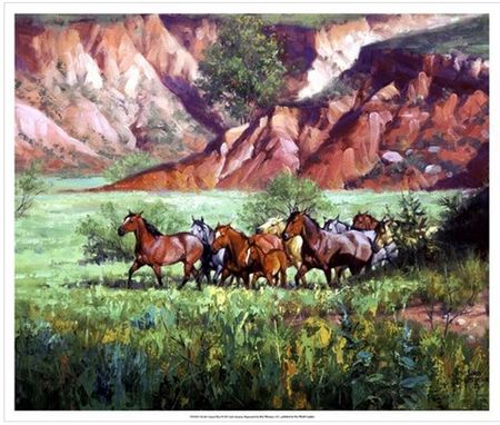 Jack Sorenson - On the Canyon Floor - Horse Print