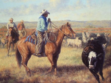 Jack Terry - The Cow Horse - Western Print