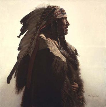 James Bama - Crow from Lodge Grass
