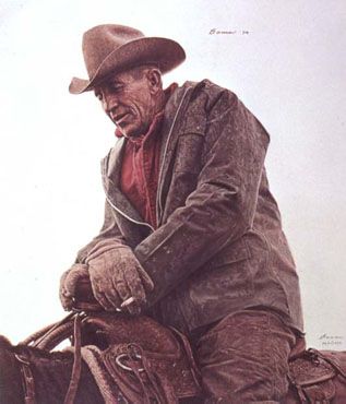 James Bama - Ken Hunder Working Cowboy UNAVAILABLE