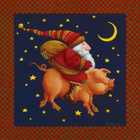 James C. Christensen - The Christmas Pig - Artist Proof UNAVAILABLE