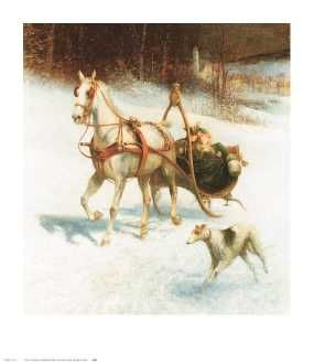 Jan Van Chelminski - Bridal Sleigh - Art Print