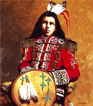 JD Challenger - Walks the Medicine Road - Canvas Giclee UNAVAILABLE