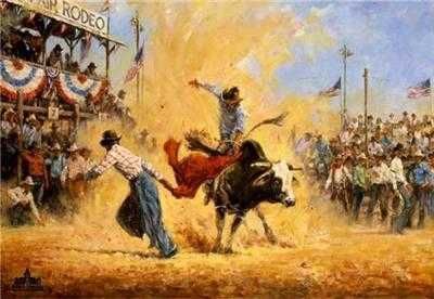 John Austin Hanna Horse Art - Best Seat in the House