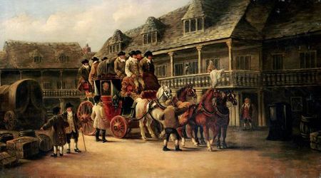 John Charles Maggs - Boarding The Coach To London