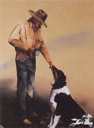 John Fawcett - Coosie's Hand - Western Art Print UNAVAILABLE