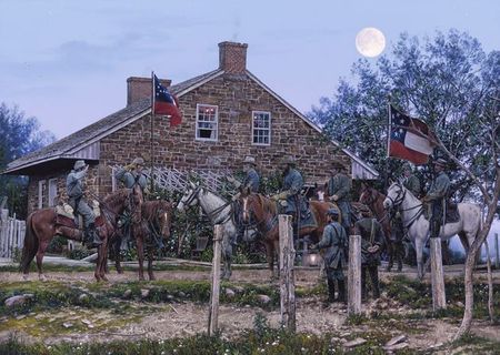 John Paul Strain - Headquarters Gettysburg - Signed and Numbered Print. UNAVAILABLE