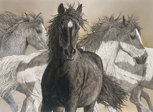 Judy Larson - Flight - Horse Giclee