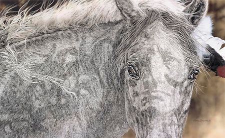Judy Larson - Red Horse - Horse Print