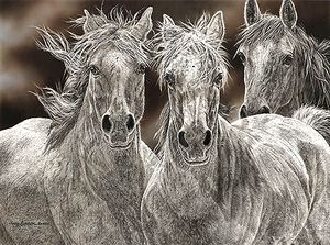 Judy Larson - The Fugitives - Signed & Numbered Print AP UNAVAILABLE