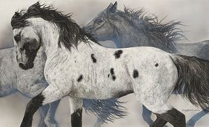 Judy Larson - The Ghost Wind - Horse Print